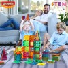 Magnetic Tiles Building Blocks, Magnet Toys for Kids, STEM Approved Educational Toys